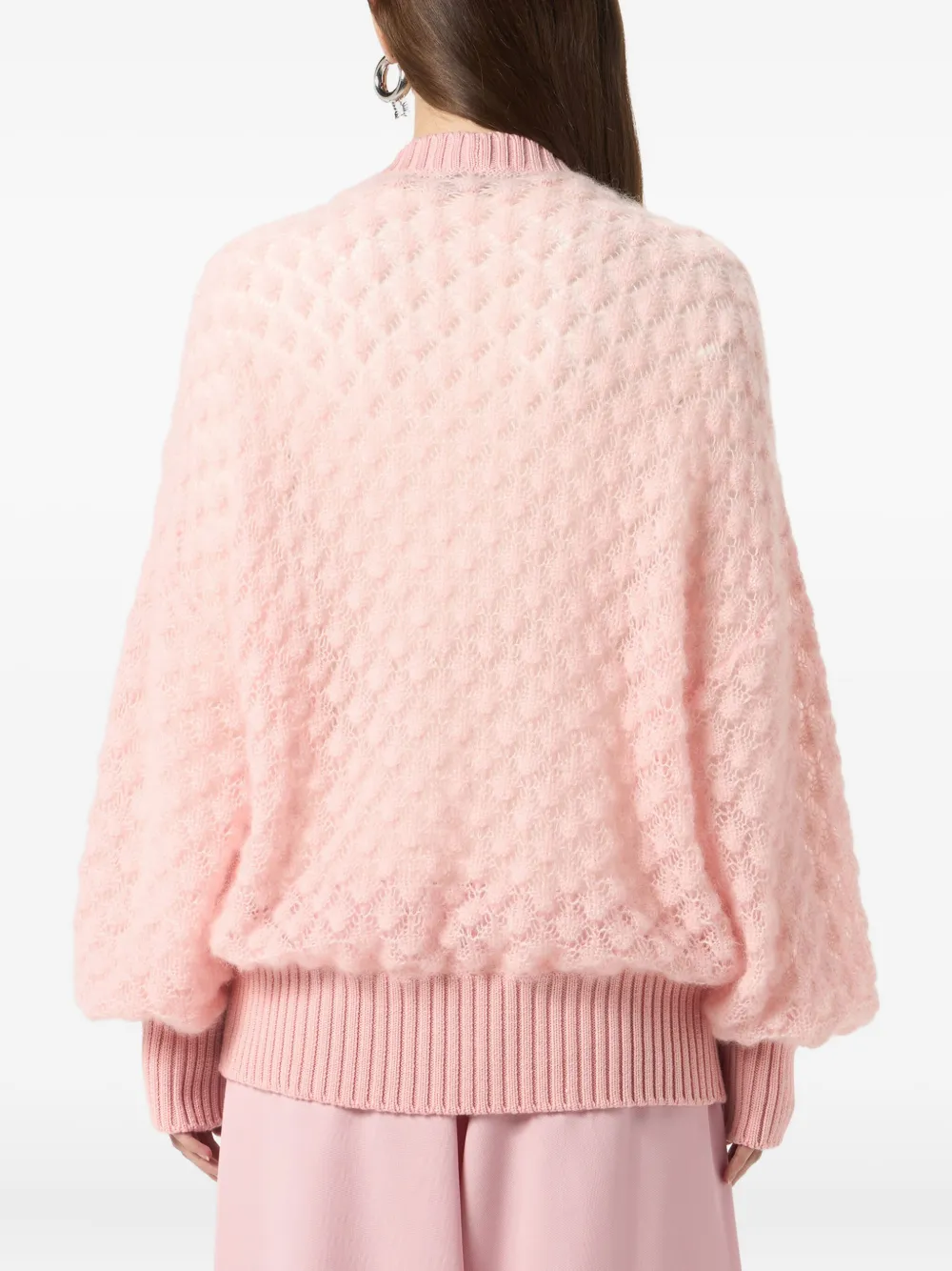 Blumarine Getextureerd vest Roze