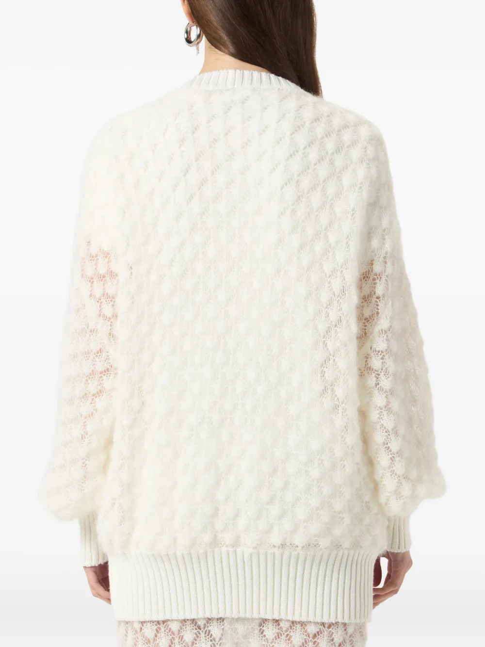 Blumarine Vest met V-hals Wit