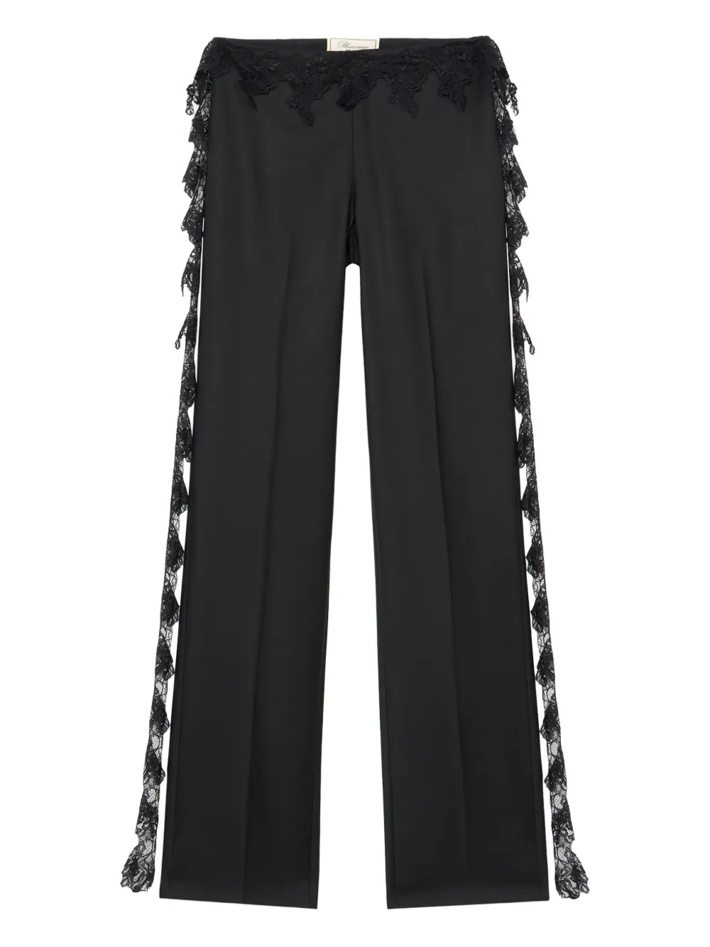 Blumarine lace-detail trousers | Black | Image 1