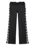 Blumarine lace-detail trousers - Black