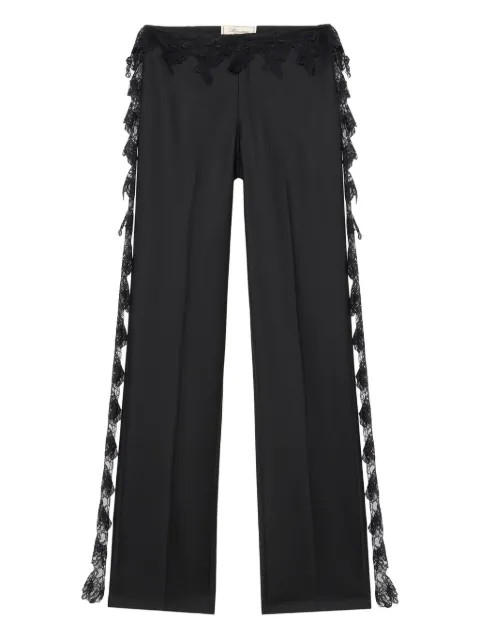 Blumarine lace-detail trousers