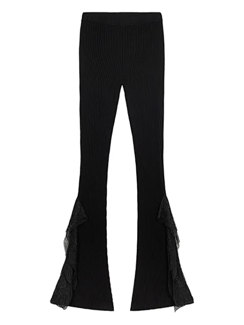 Blumarine lace-detail trousers