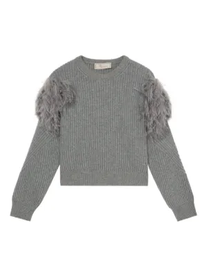 Blumarine ブルマリン(M)ファーコート アウター グレー 灰色 Blumarine(ブルマリン) コート(レディース) - 海外通販のBUYMA