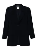 CHANEL Pre-Owned 1997 single-breasted blazer - Blue