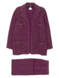 CHANEL Pre-Owned 1997 tweed suit - Purple