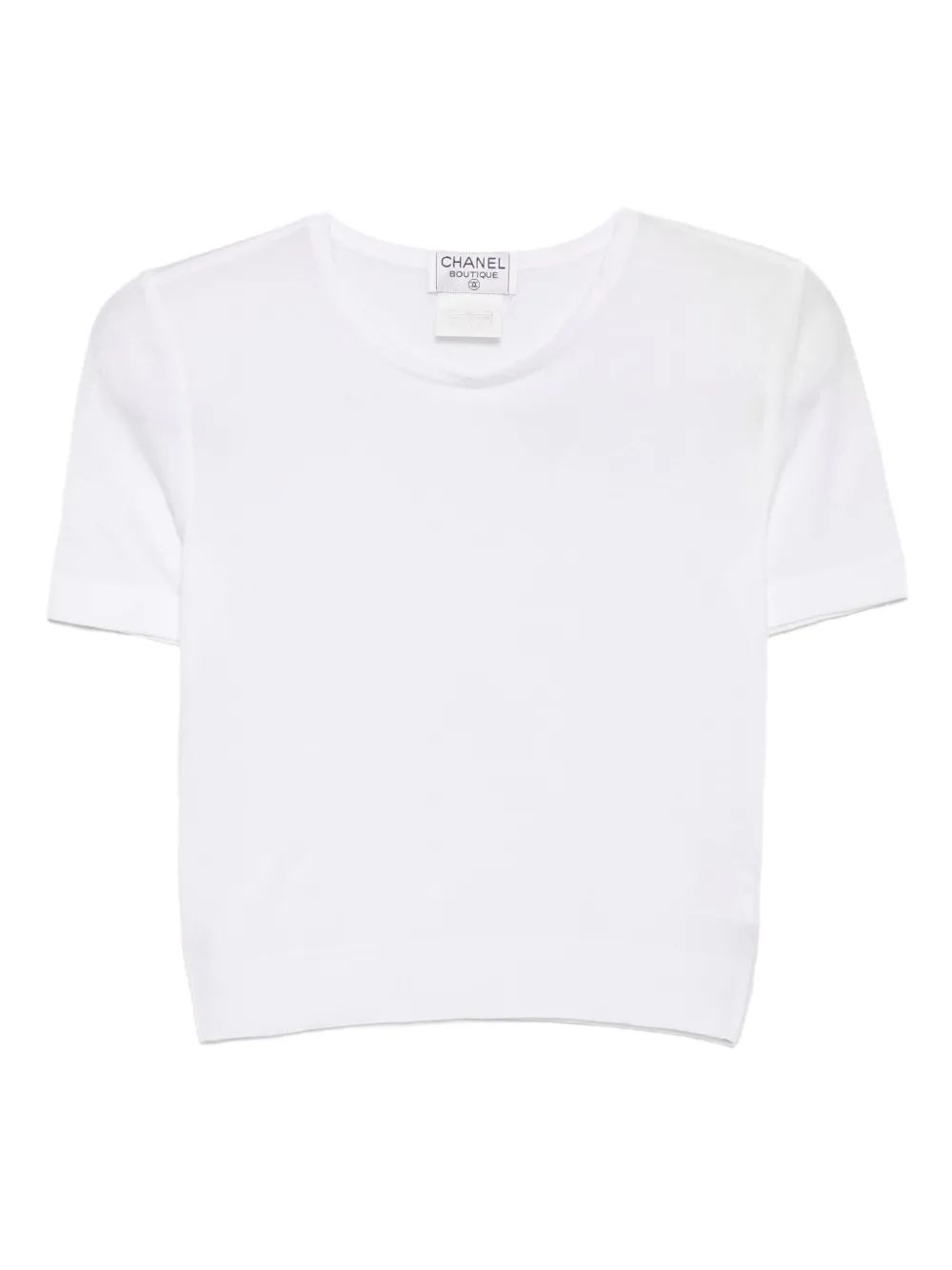 CHANEL Pre-Owned 1996 cotton top | White | Image 1