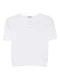 CHANEL Pre-Owned 1996 cotton top - White