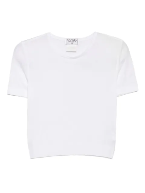 CHANEL Pre-Owned 1996 cotton top