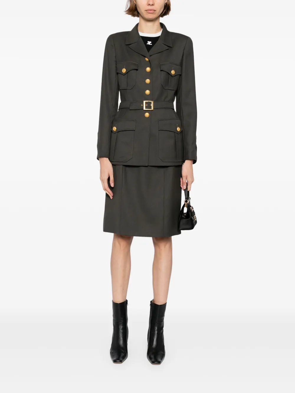 CHANEL Pre-Owned 1996 wool suit | Image 2