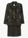 CHANEL Pre-Owned 1996 wool suit - Grey
