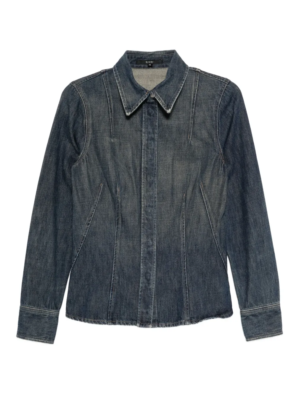 Gucci Pre-Owned 1990-2000 デニムジャケット - ブルー Gucci Pre-Owned 1990-2000 デニムジャケット - ブルー
