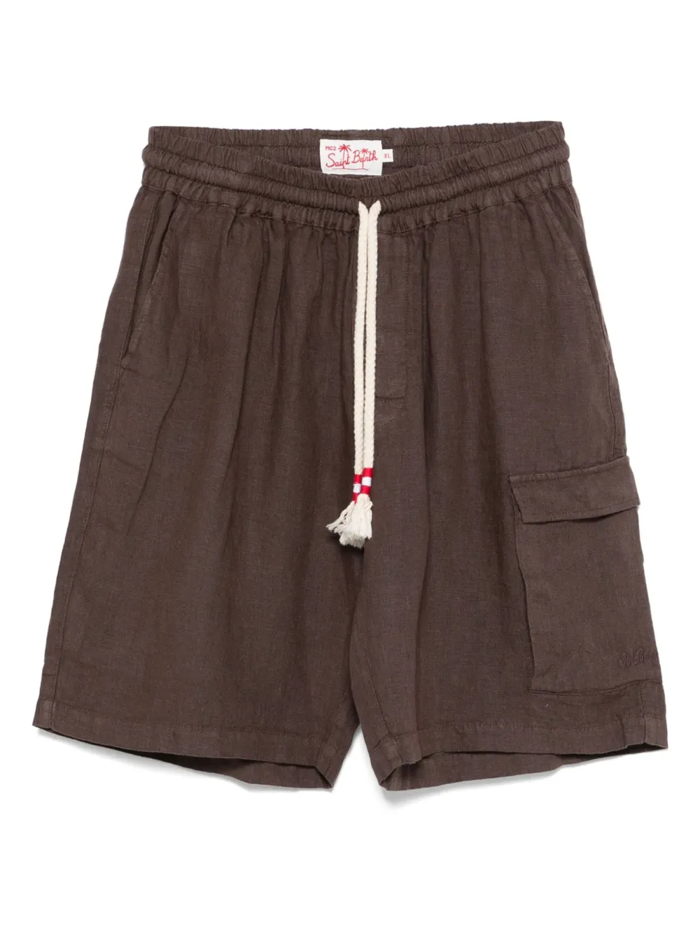 MC2 Saint Barth drawstring cargo shorts | Brown | Image 1
