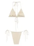 MC2 Saint Barth triangle tie-fastening bikini - Gold