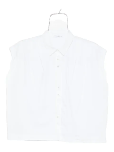 Transit buttoned sleeveless shirt