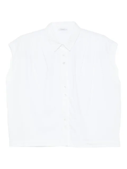 Transit buttoned sleeveless shirt