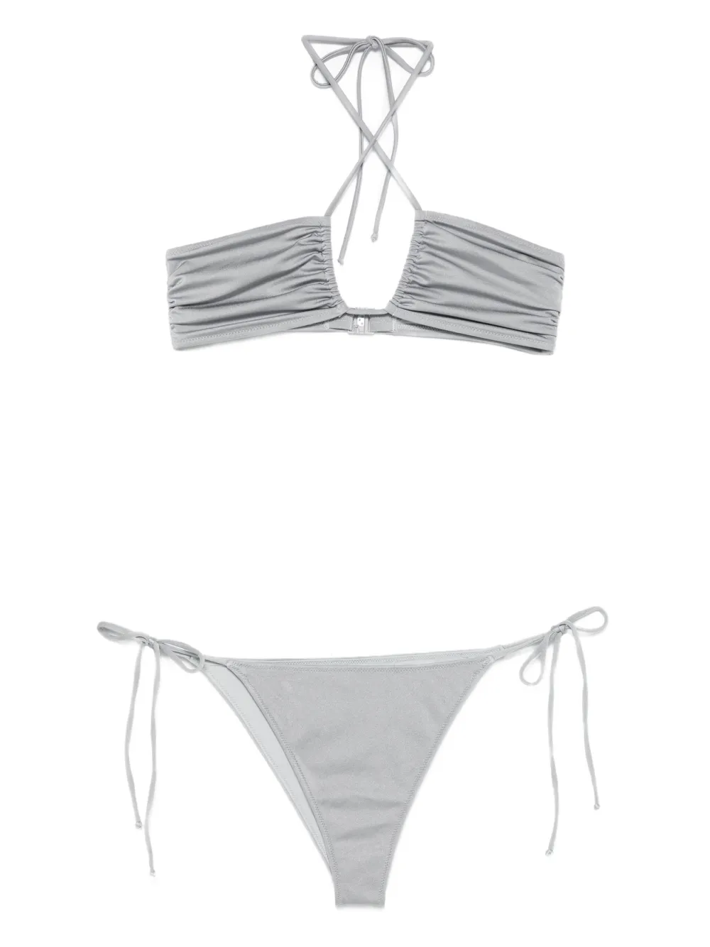 MC2 Saint Barth halterneck bikini | Grey | Image 1