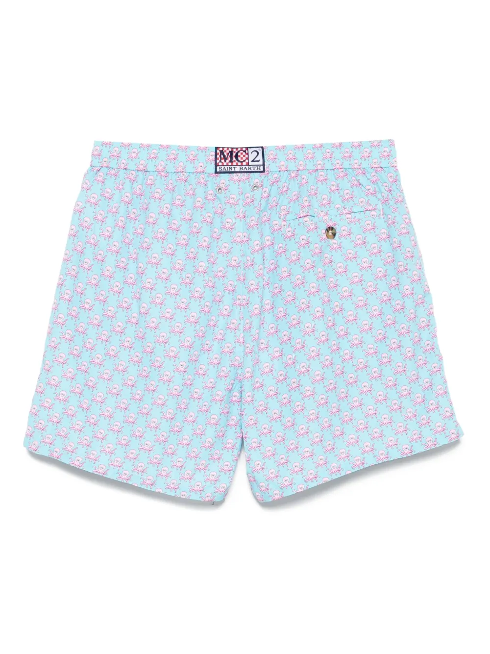 MC2 Saint Barth octopus-motif swim shorts Blauw