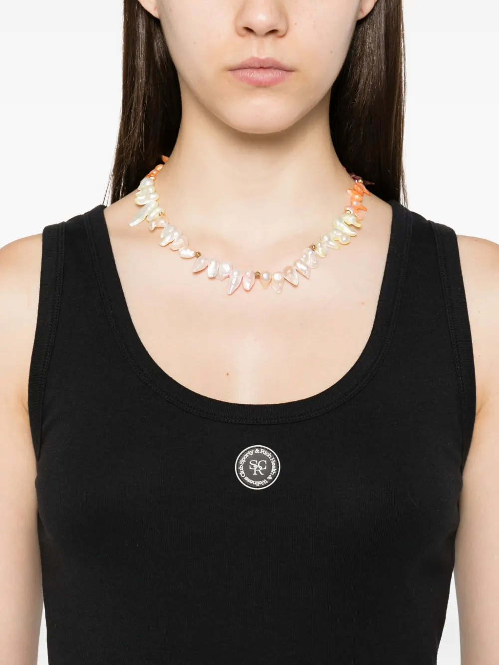 Sporty & Rich SRHWC Baby tanktop Zwart