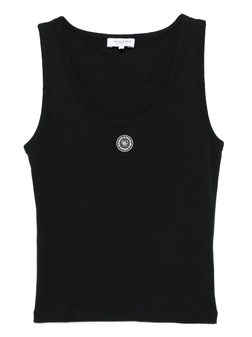 Sporty & Rich SRHWC Baby tanktop Zwart