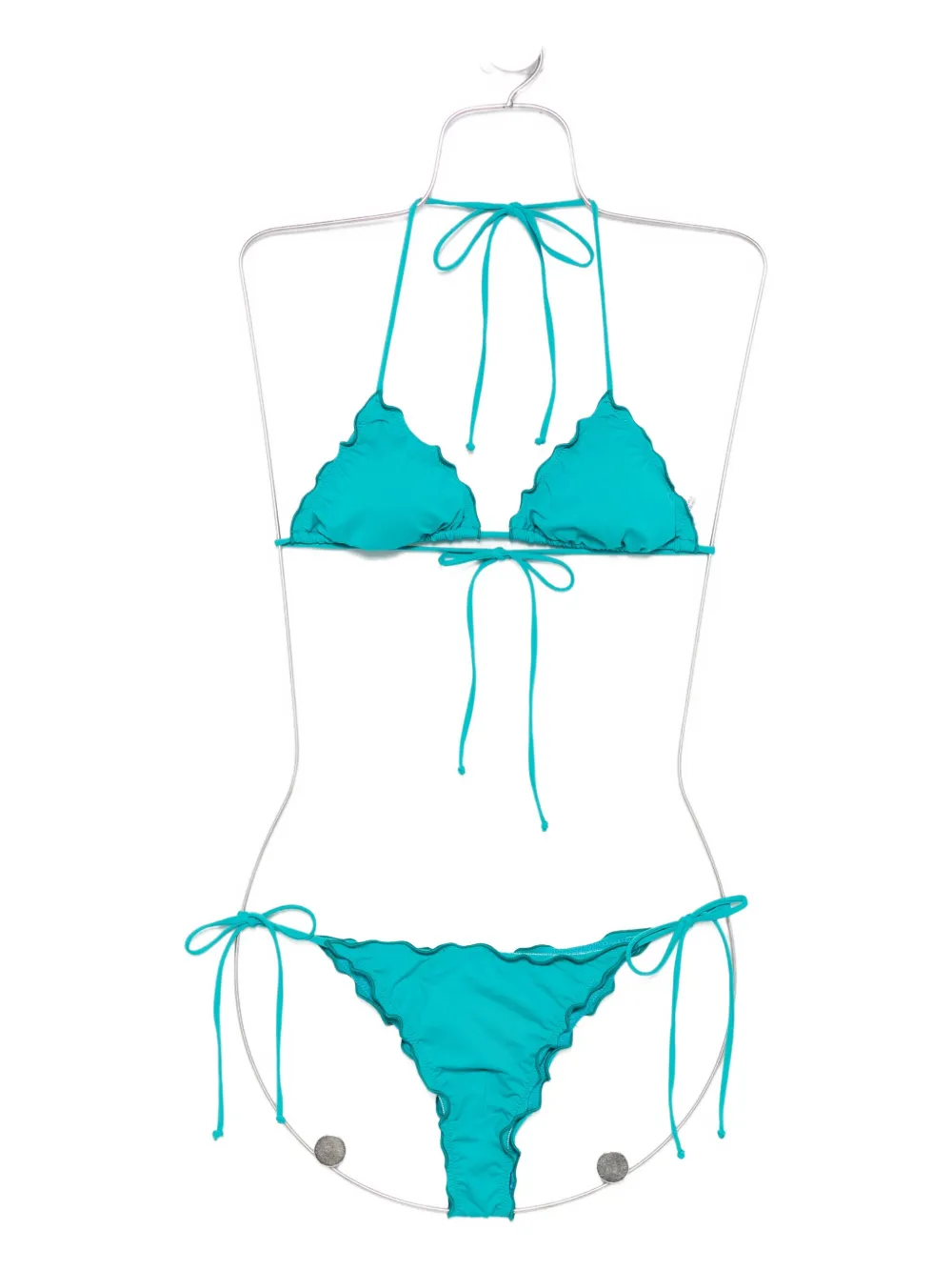 Mc2 Saint Barth Sagittarius Ruffled Triangle Bikini