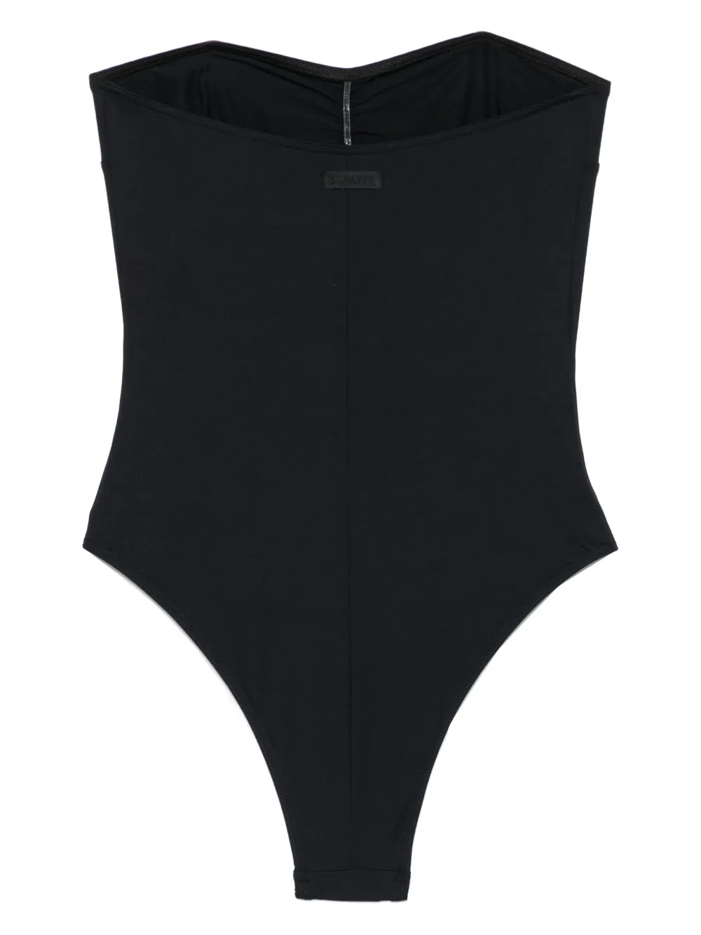 MC2 Saint Barth logo-appliqué swimsuit Zwart