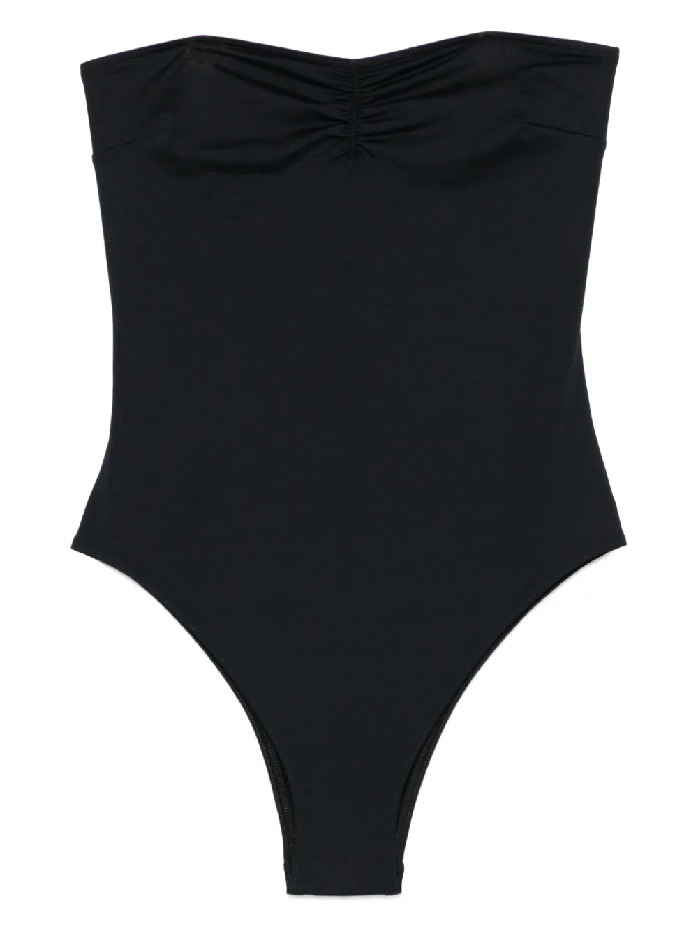 MC2 Saint Barth logo-appliqué swimsuit Zwart