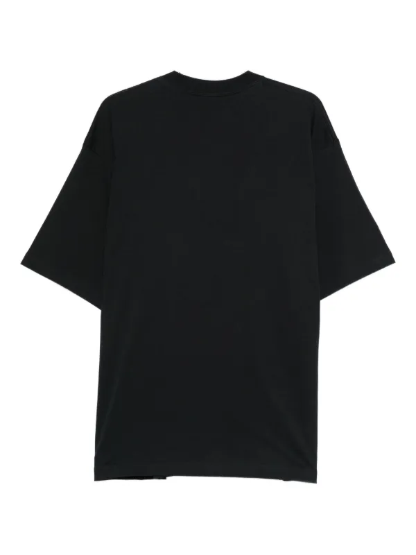【関税&送料込】Balenciaga Nano Bb Cropped T-Shirt In Cotton Balenciaga Nano BB logo-print Cotton T-shirt | Black | FARFETCH