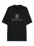 Balenciaga Nano BB logo-print cotton T-shirt - Black