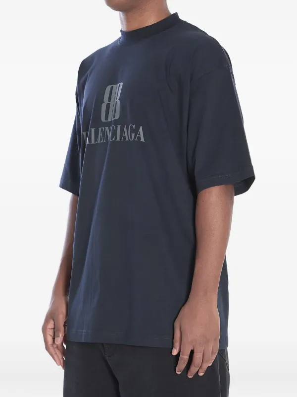Tシャツ・カットソー Balenciaga Nano Bb Cropped T-Shirt In Cotton Balenciaga Cotton Nano BB T-Shirt | Harrods US