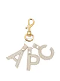 A.P.C. Letter leather keyring - Neutrals