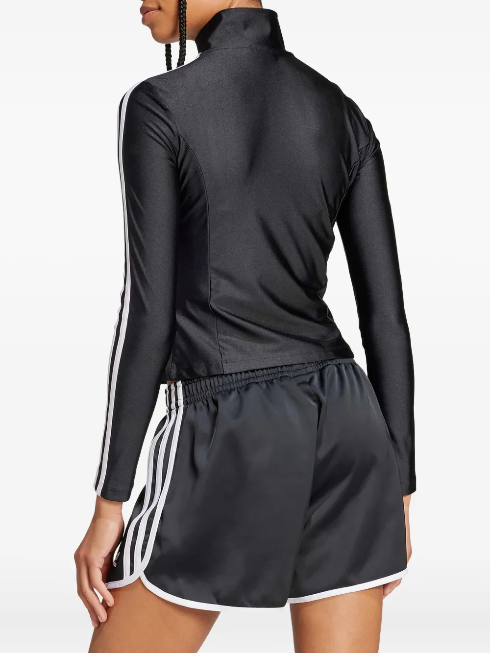 adidas Adicolor 3-Stripes zip-up track jacket Zwart