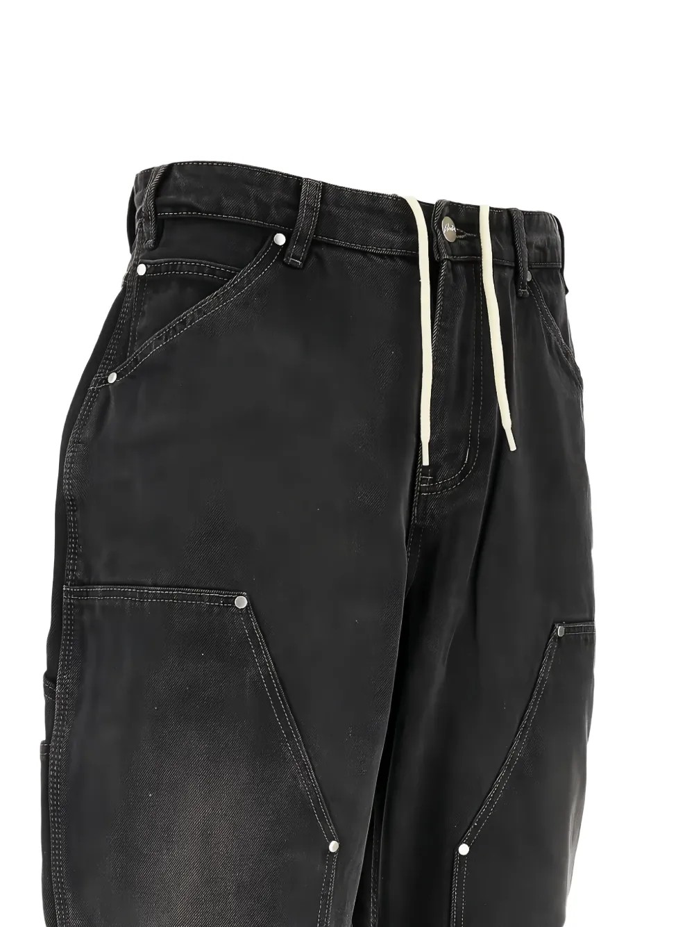 BUTTER GOODS Davide jeans met cargozak Zwart