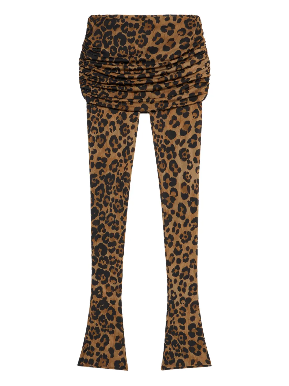 Blumarine Legging met luipaardprint Bruin