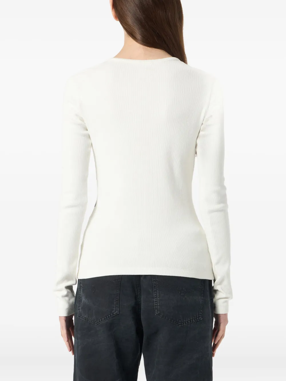 Blumarine Jersey T-shirt met print Wit