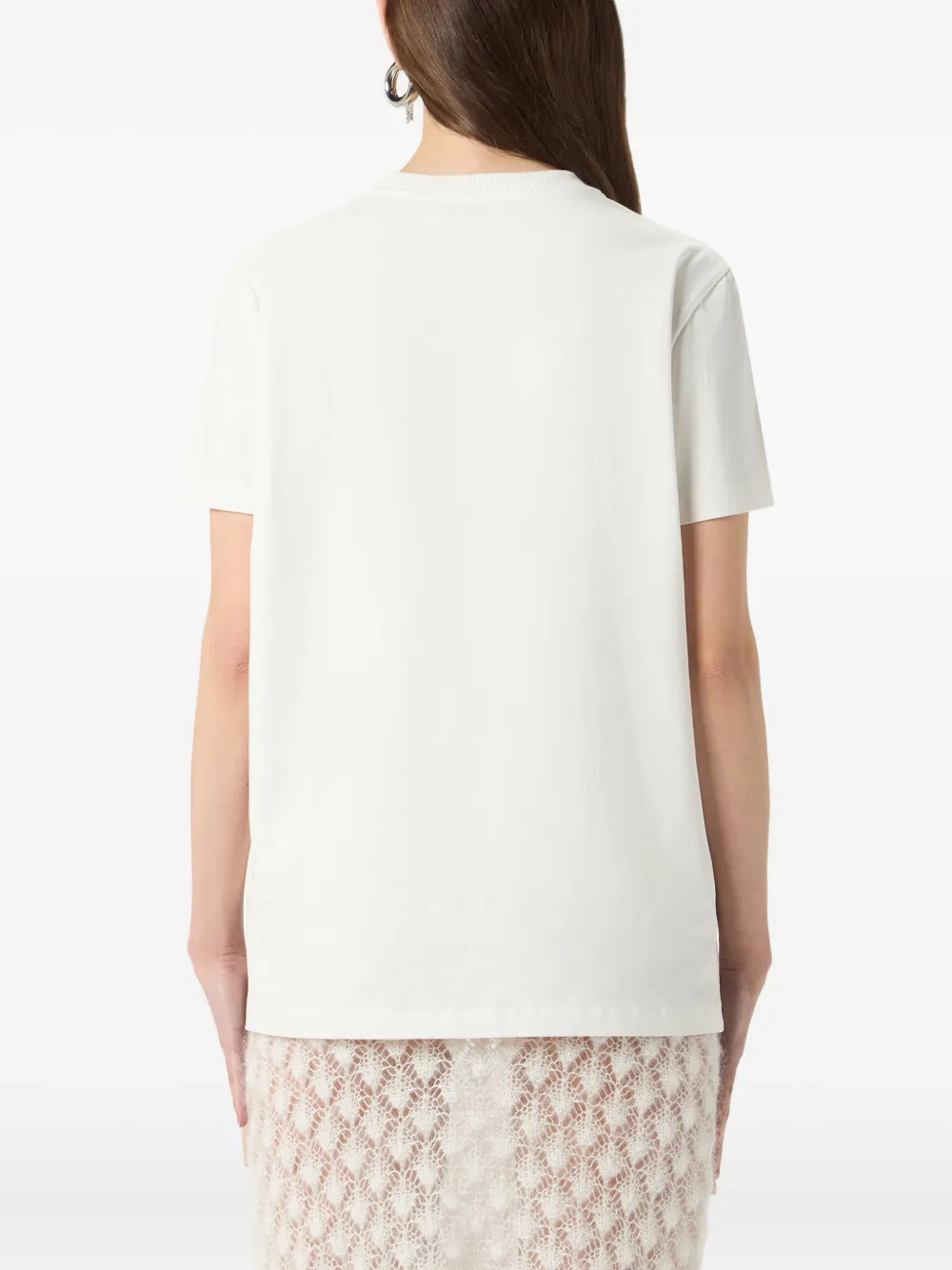 Blumarine Jersey T-shirt met print Wit