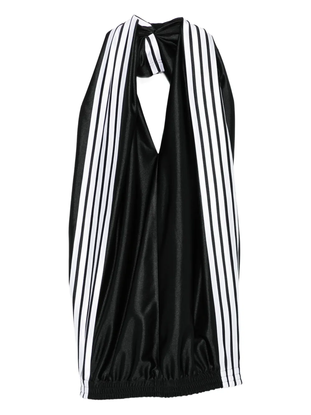 Balenciaga Mini-jurk met zijstreep Zwart