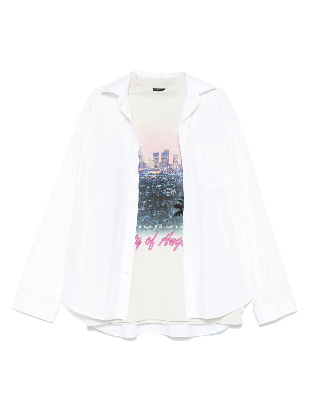 Balenciaga Katoenen shirt Wit