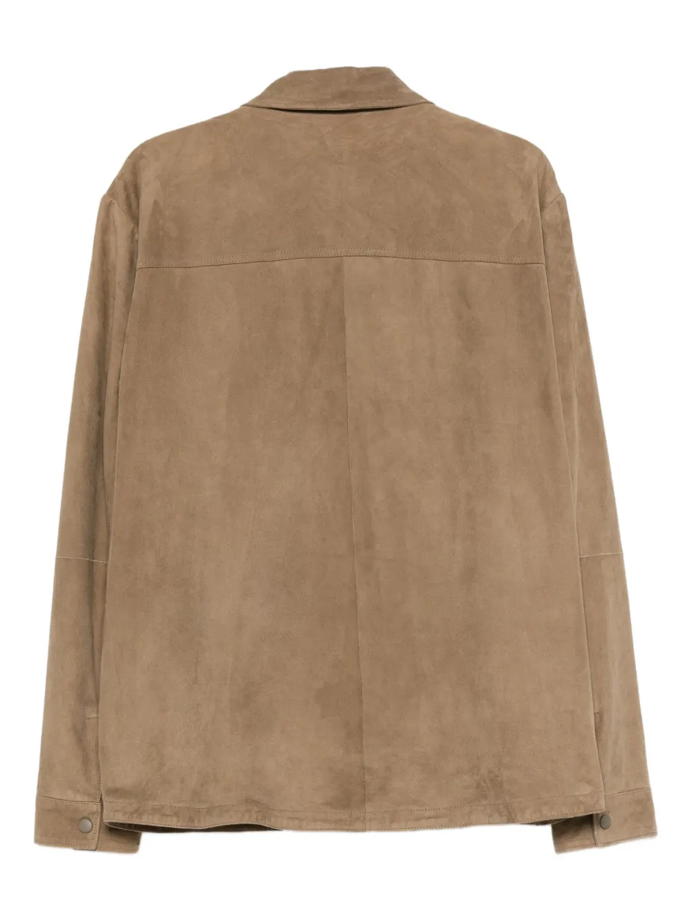 Canali suede buttoned jacket | Leather Jackets | Image 2