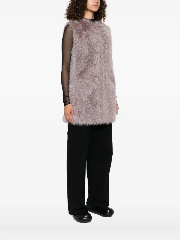 Herno ノースリーブ エコファートップ | グレー | FARFETCH JP