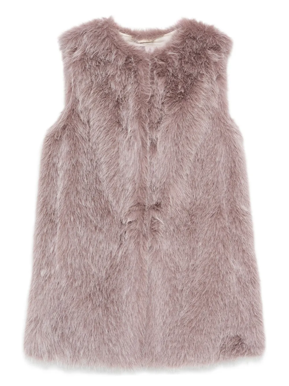 Herno faux-fur sleeveless vest | Grey | Image 1
