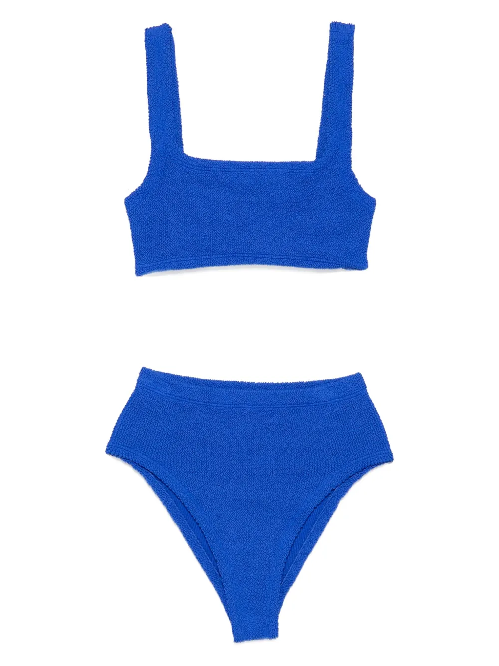 Hunza G Patricia gekreukte bikini Blauw