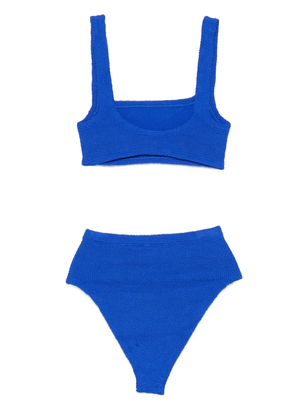 Hunza G Patricia gekreukte bikini Blauw
