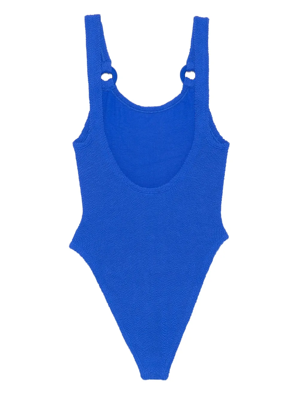 Hunza G Domino Ring-detail Swimsuit In Blue
