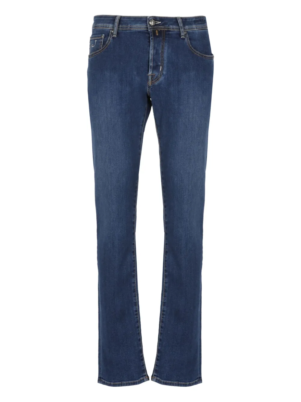 Jacob Cohën Jeans con cuciture a contrasto - Blu