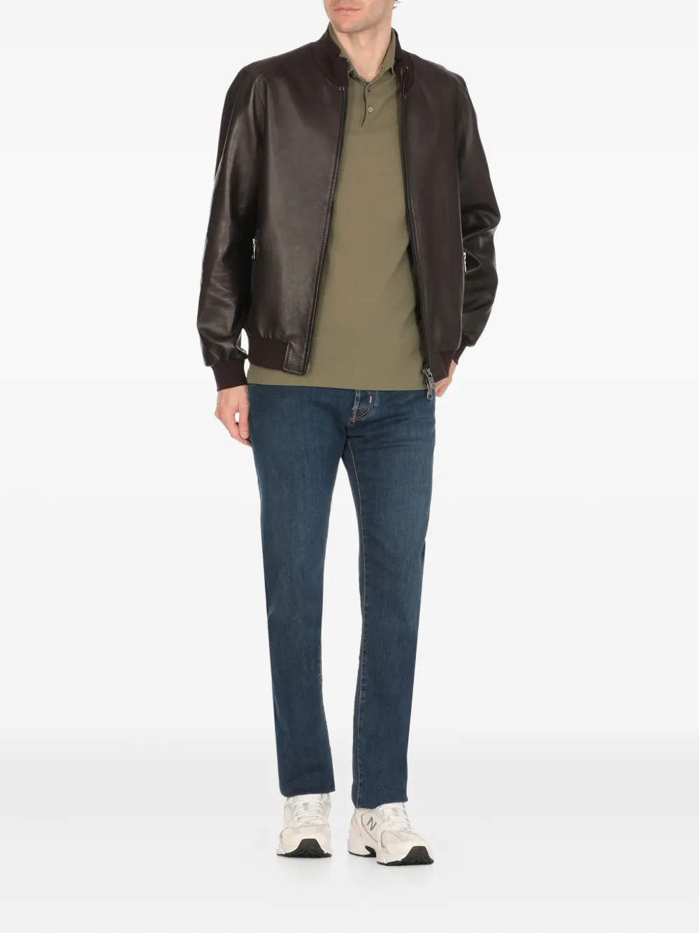 Jacob Cohën contrast-stitching jeans | Slim-Fit Jeans | Image 2