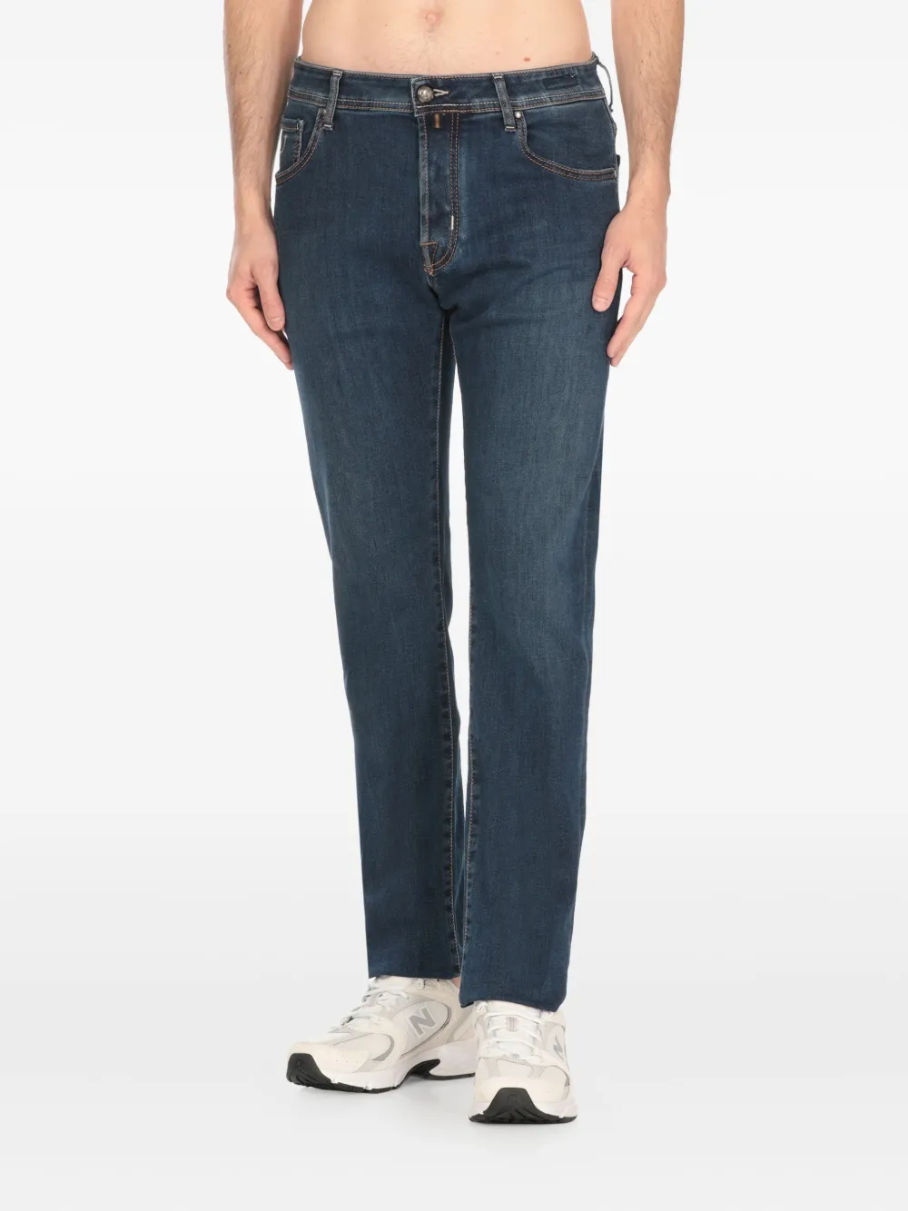 Jacob Cohën Jeans met contrasterende stiksels Blauw