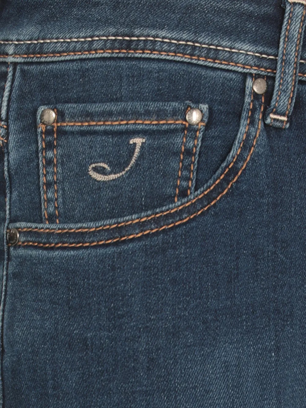 Jacob Cohën Jeans met contrasterende stiksels Blauw
