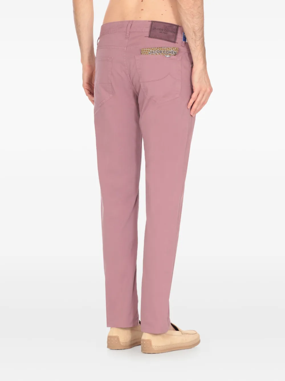 Jacob Cohën Broek met logopatch Roze