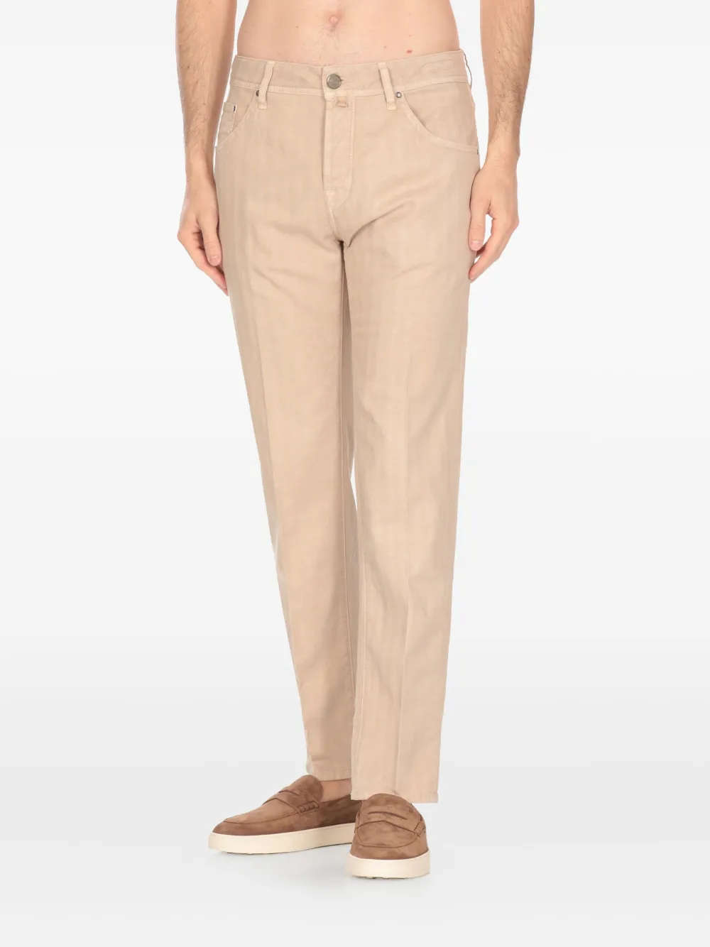 Jacob Cohën Slim-fit broek Beige