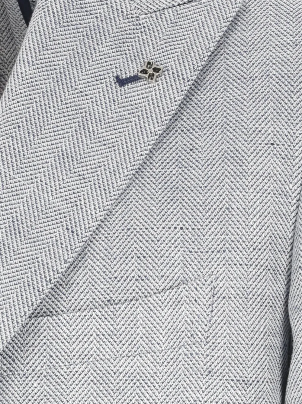 Tagliatore Blazer met visgraatpatroonn Grijs